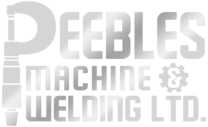 Peebles Machine Silver Logo